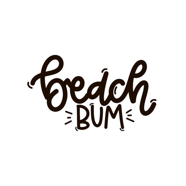 Ilustración vectorizada dibujada a mano Frases de letras Ideas para postales Cita inspiradora