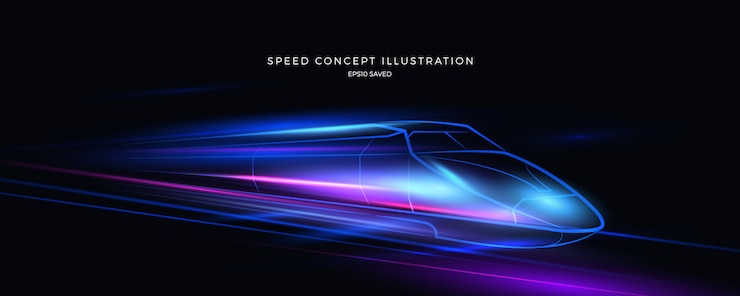 Vector ilustración de velocidad, fondo rápido