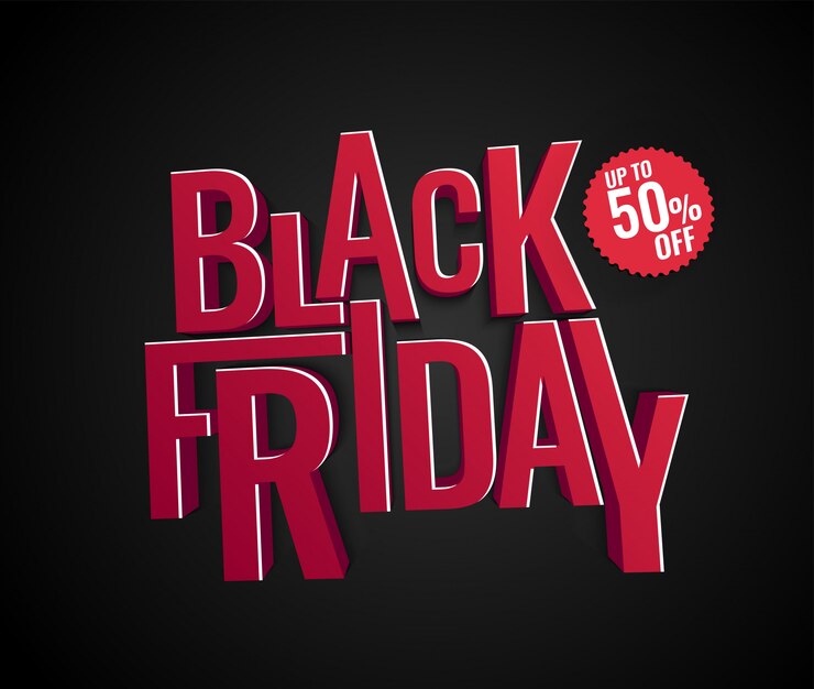 Vector ilustración de venta de viernes negro