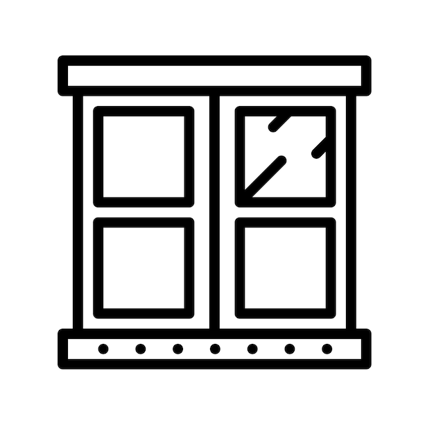 Ilustración de una ventana