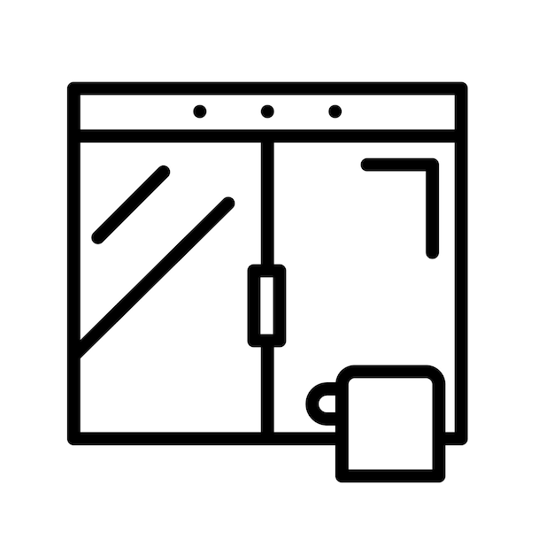 Ilustración de una ventana