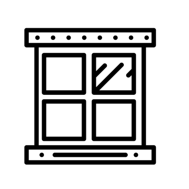 Ilustración de una ventana