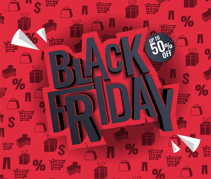 Ilustración de ventas del Viernes Negro