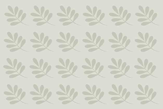 Ilustración verde abstracta de moda Conjunto de patrones sin costuras vectoriales Contexto floral sin costuras