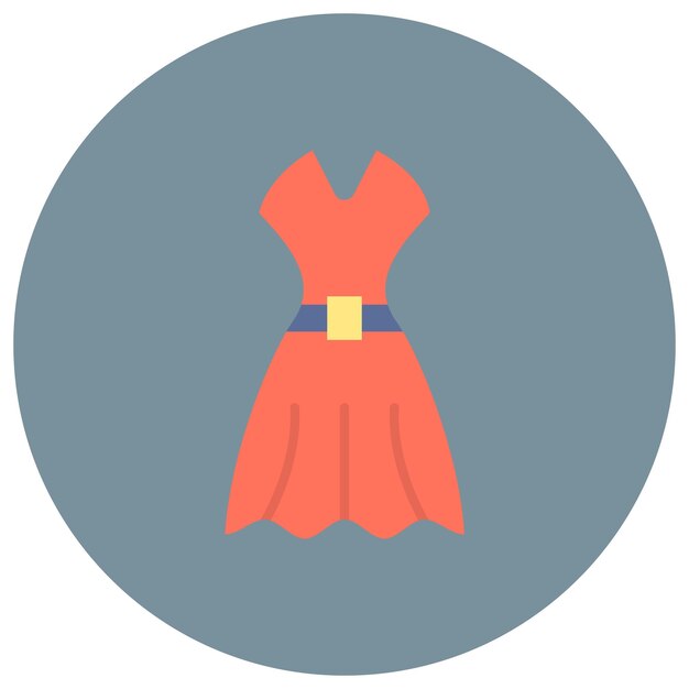 Ilustración del vestido de novia de la mujer