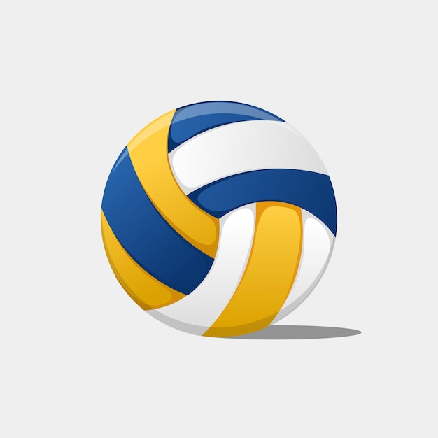 Vector ilustración de voleibol para deportes