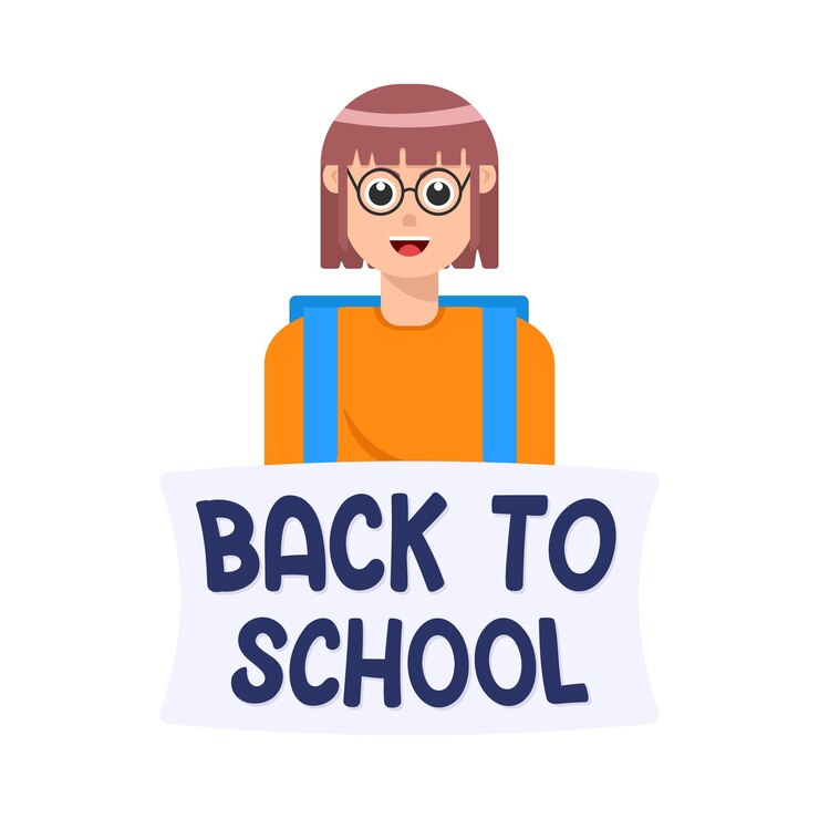 Vector ilustración de la vuelta a la escuela