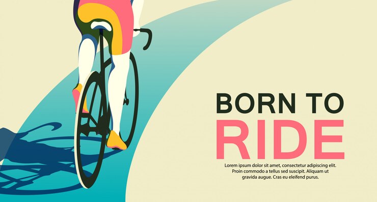 ilustración web Elegir la mejor bicicleta para tu estilo de vida. Ciclismo. Bycycle