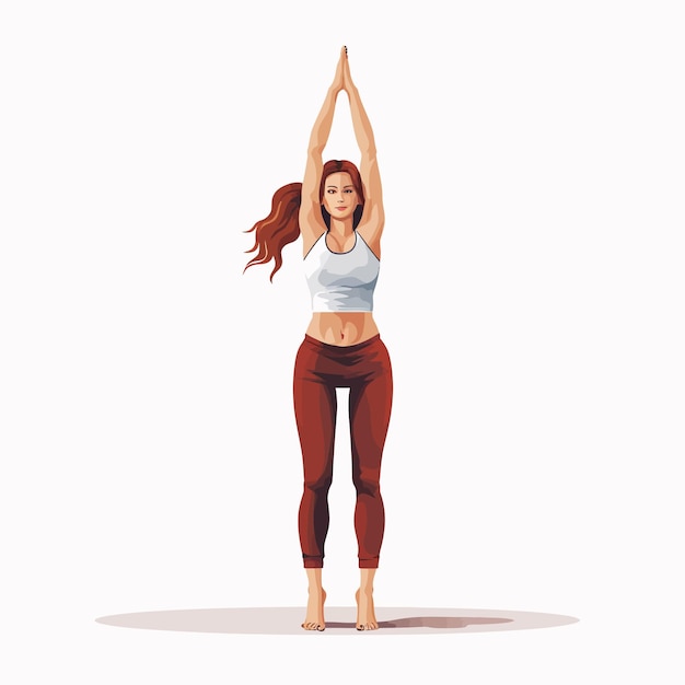 Vector ilustración de yoga