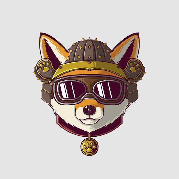 Ilustración de zorro en un estilo lindo