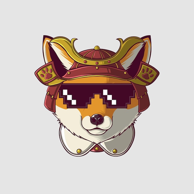 Ilustración de zorro en un estilo lindo