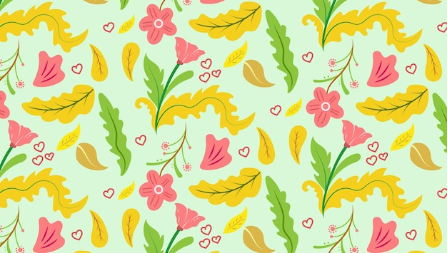 Ilustraciones abstractas decorativas con colorido fondo floral de diseño de patrones sin fisuras para pap