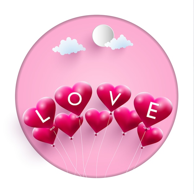 ilustraciones del amor y el día de San Valentín