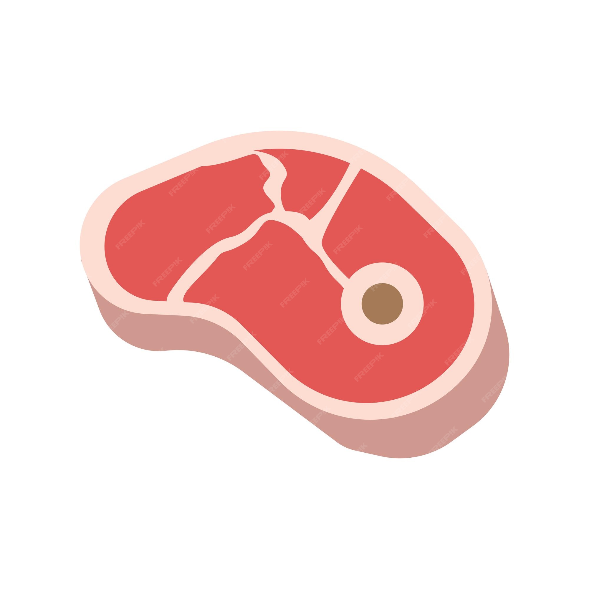 Ilustraciones de carne de res en fondo transparente | Vector Premium