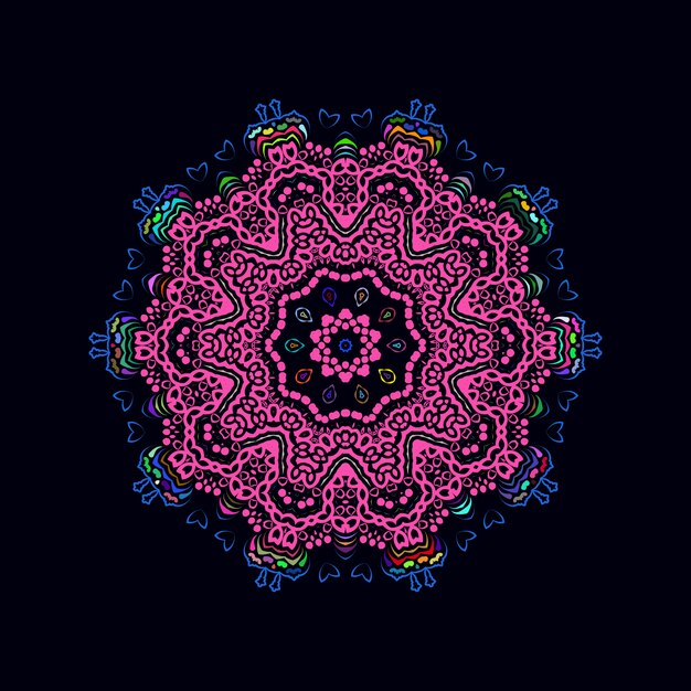 Ilustraciones coloridas de Mandala