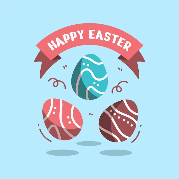 Vector ilustraciones de colourful easter egg