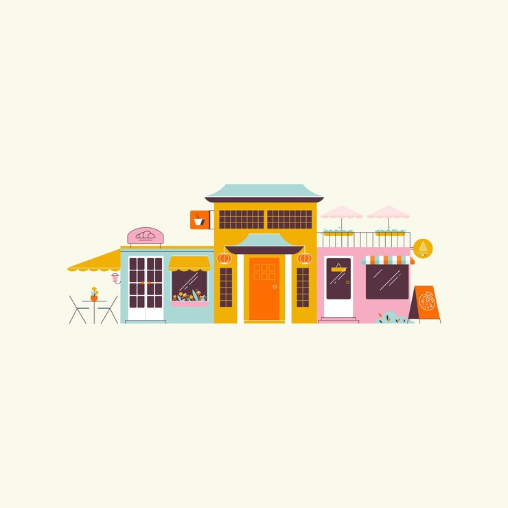 Ilustraciones de comidas para restaurantes