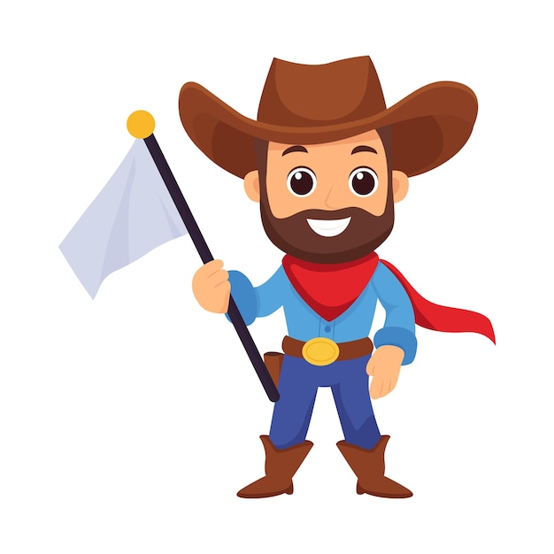Ilustraciones de diseño vectorial de estilo de bandera
