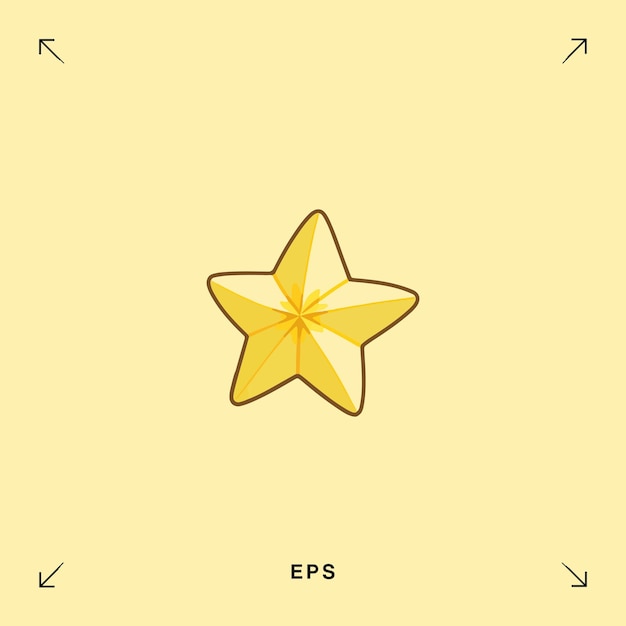 Ilustraciones de las frutas de las estrellas