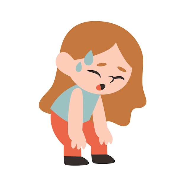 Ilustraciones de imágenes prediseñadas de niño activo
