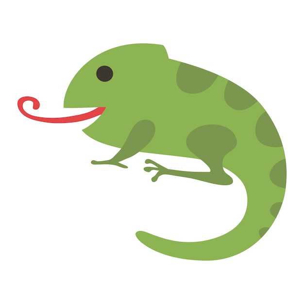 Vector ilustraciones de lagarto sobre fondo transparente