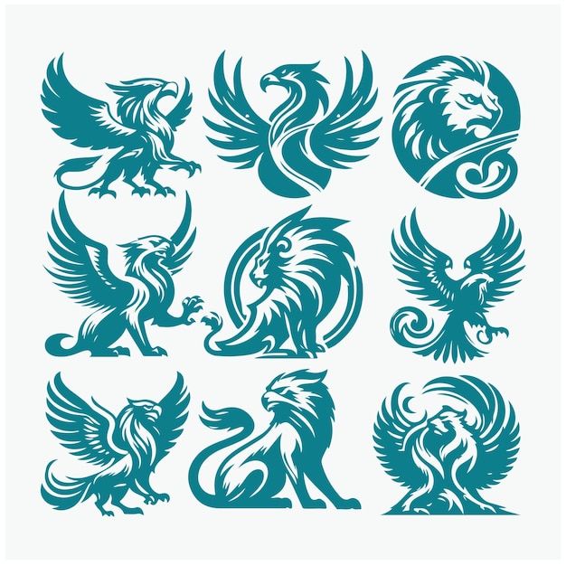 Ilustraciones del logotipo de la Colección Griffin