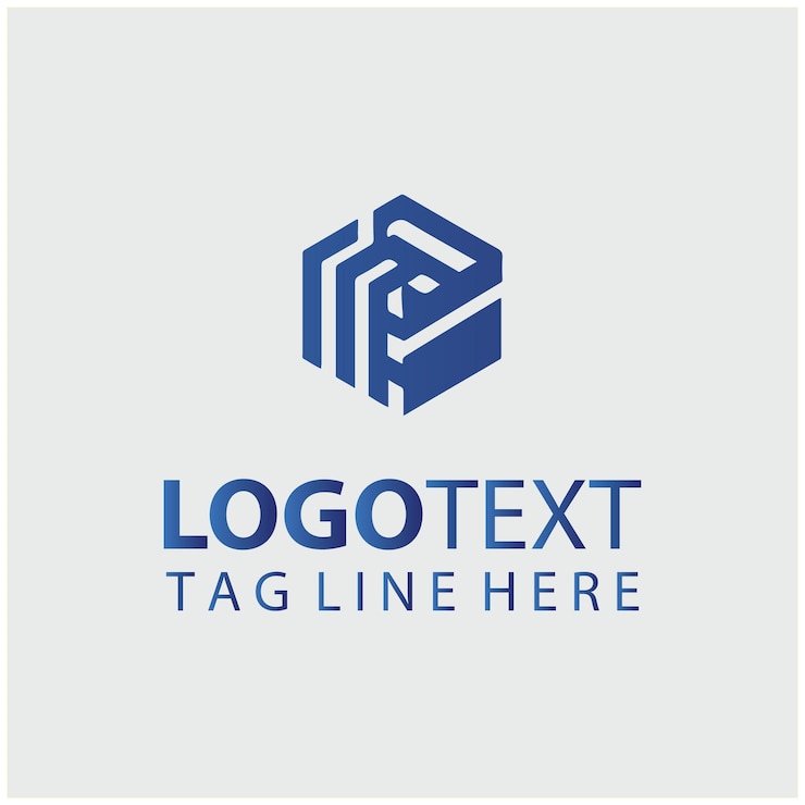 Vector ilustraciones del logotipo del cubo
