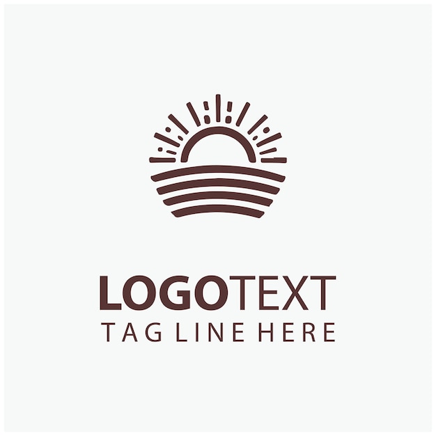 Ilustraciones del logotipo del desierto