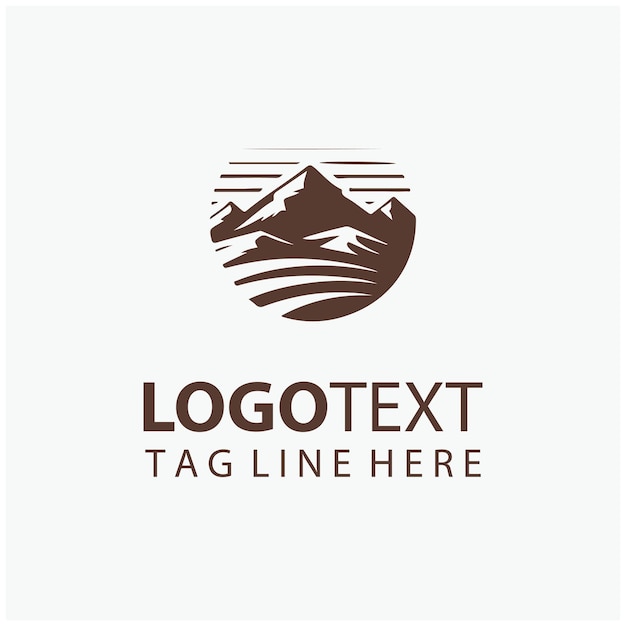 Ilustraciones del logotipo del desierto