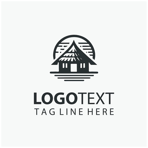 Ilustraciones del logotipo de Hut