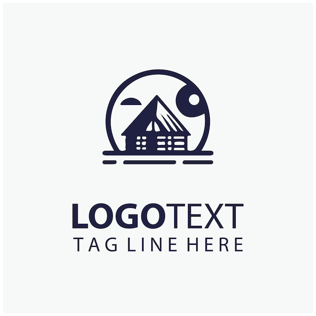 Ilustraciones del logotipo de Hut