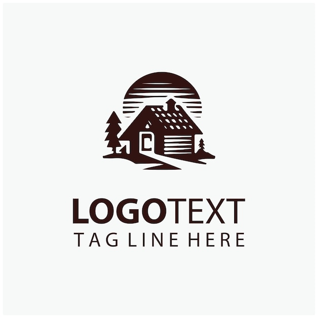 Ilustraciones del logotipo de Hut