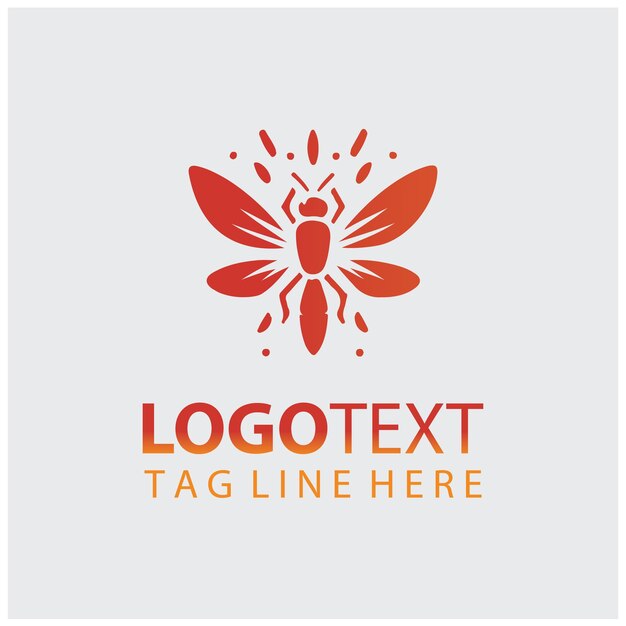 Ilustraciones del logotipo de la luciérnaga