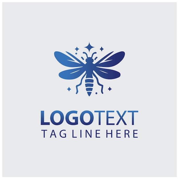 Ilustraciones del logotipo de la luciérnaga
