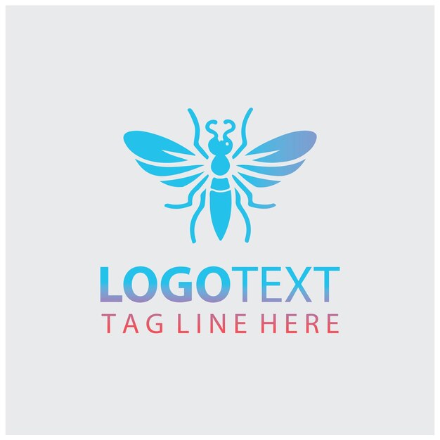 Ilustraciones del logotipo de la luciérnaga