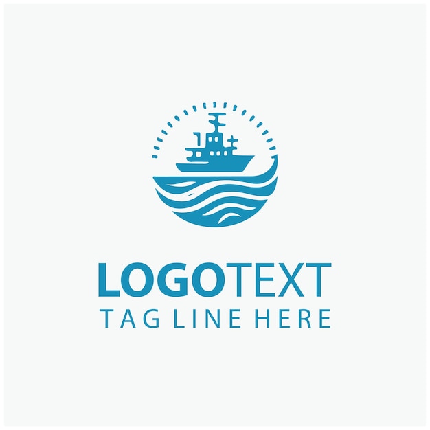Ilustraciones del logotipo del océano