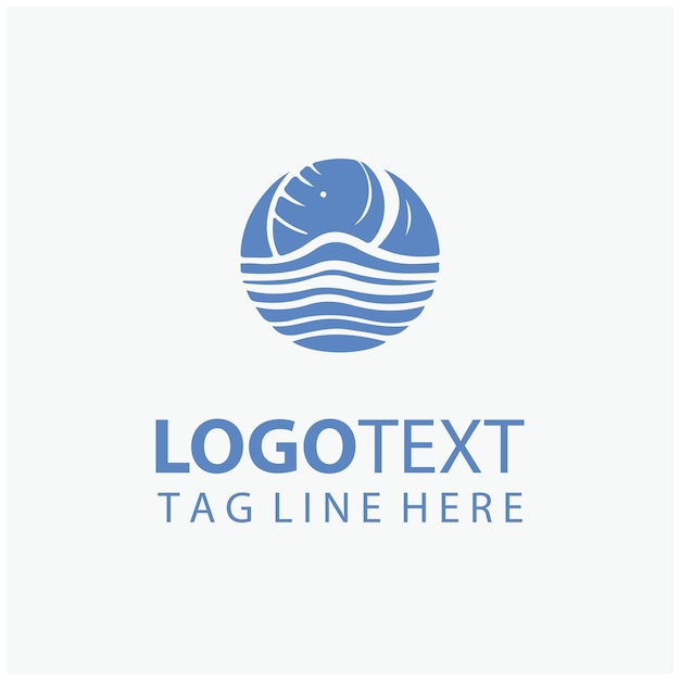 Ilustraciones del logotipo del océano
