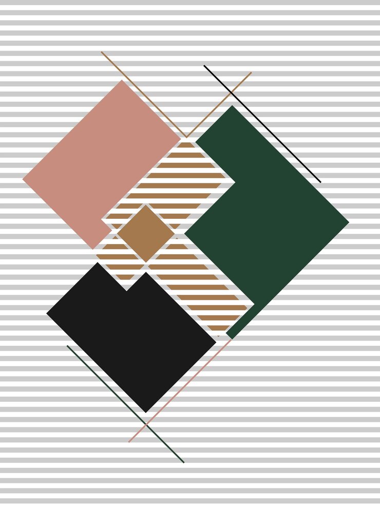 Vector ilustraciones minimalismo lineas