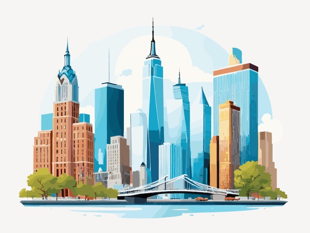 Vector ilustraciones de nueva york