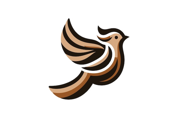 ilustraciones de pájaros para íconos y logotipos ilustración vectorial