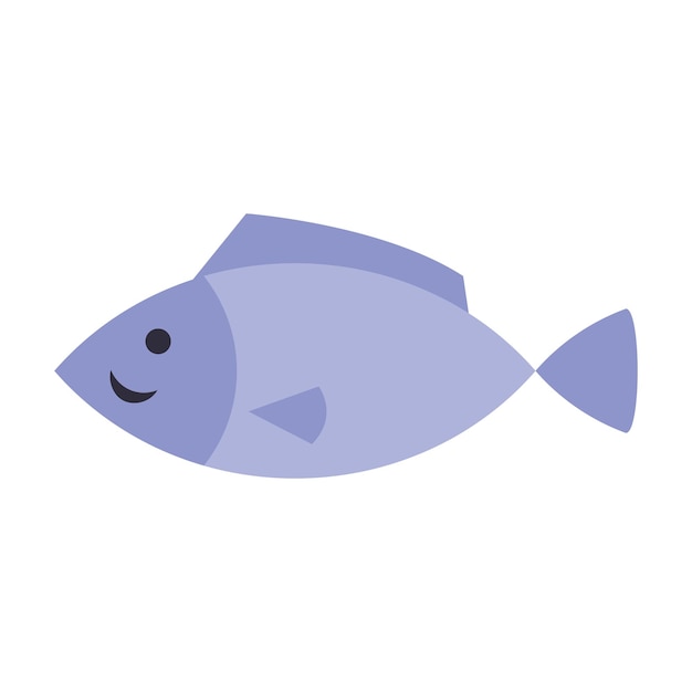 Vector ilustraciones de peces sobre fondo transparente