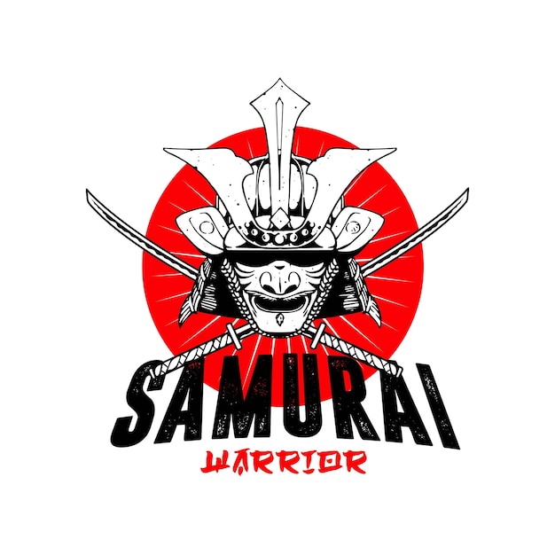 Ilustraciones de personajes samuráis