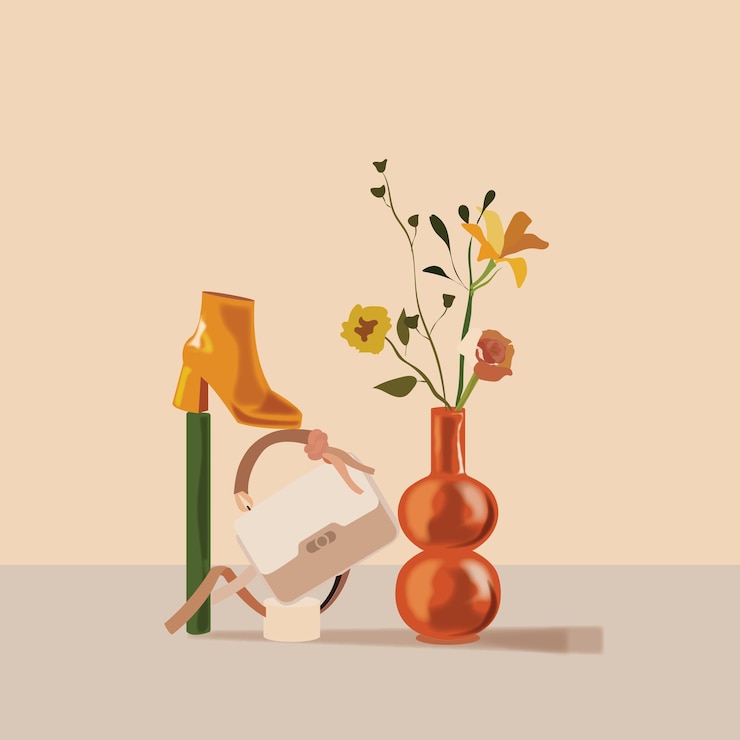 Vector ilustraciones planas, ilustraciones de productos