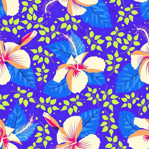 Ilustraciones simétricas de patrones gráficos sin fisuras florales para cualquier diseño de superficie interior