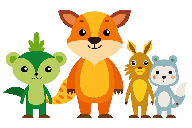 ilustraciones de trajes de animales