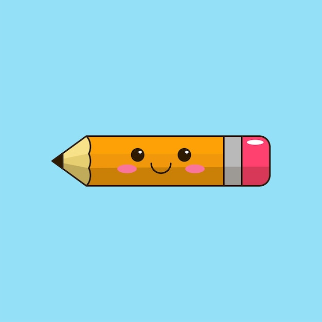 Ilustraciones de útiles escolares muy bonitas