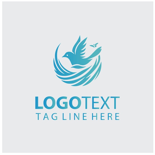 Ilustraciones vectoriales de anidación de logotipos