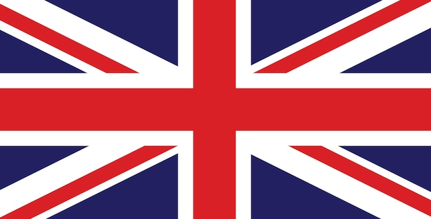 Ilustraciones vectoriales de la bandera de inglaterra