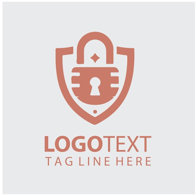 Ilustraciones vectoriales de bloqueo del logotipo