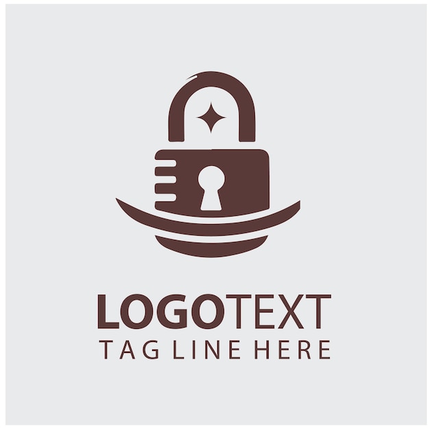 Ilustraciones vectoriales de bloqueo del logotipo
